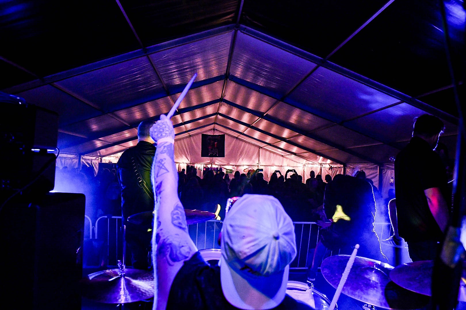 painting of eagle eye view of farmland